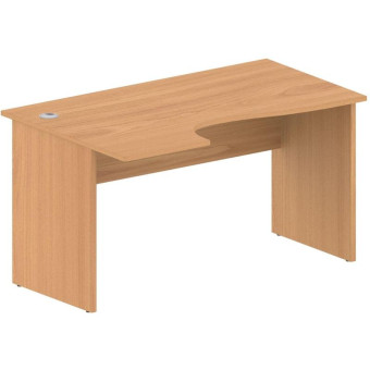 Стол эргономичный Easy One левый (груша ароза, 1400х900х743 мм)