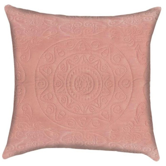 Подушка декоративная Primavelle Arti Монеты 40х40 см экофайбер/биософт со стежкой розовая