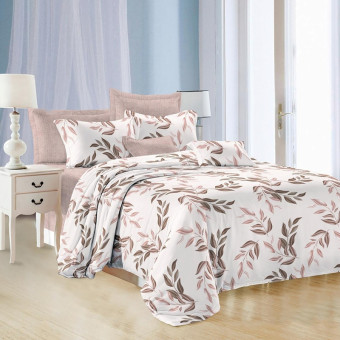 Комплект постельного белья Эльф Satin Collection Капитолина 1.5-спальное  микросатин 70x70 см