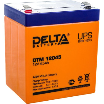 Батарея для ИБП Delta DTM 12045 12 В 4.5 А·ч (4614010050003)