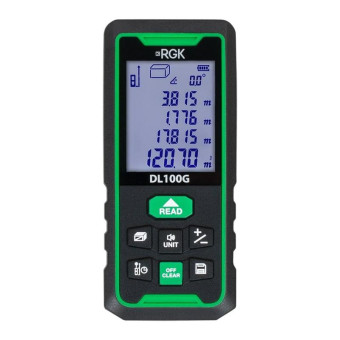 Лазерный дальномер RGK DL100G (778190)