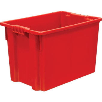 Ящик (лоток) универсальный из ПНД 600х400х400 мм красный