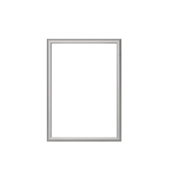 Рамка настенная с клик-профилем 30мм формат А2 Комус серебристая