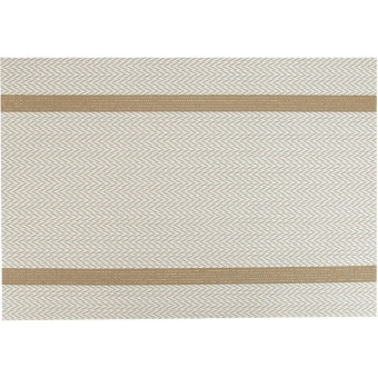 Салфетка сервировочная (плейсмат) Nouvelle Daily Casual line 30x45 см  бежевая/коричневая (4 штуки в упаковке)