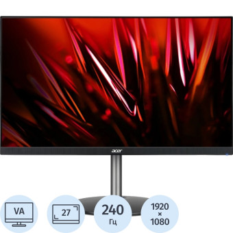 Монитор 27'' Acer Nitro XF273UXbmiiprx чёрный (UM.HX3CD.X01)