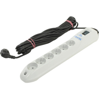 Сетевой фильтр ZIS Pilot GL на 6 розеток 10 метров (024-GL-6)
