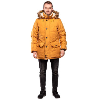 Куртка-парка рабочая зимняя мужская Юта Ультра желтая (размер 60-62, рост 182-188)