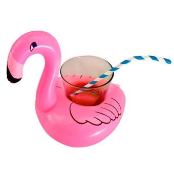 Подставка для напитков надувная Пати Бум Фламинго 23 см
