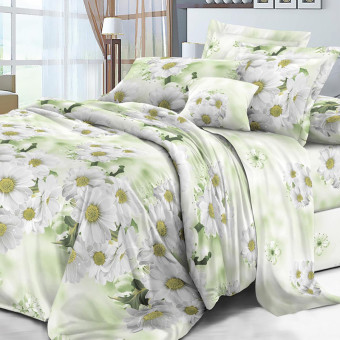 Постельное бельё Эльф Дейра 2-спальное с европростынёй сатин 70x70 см