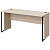 Стол прямой Easy to lead K-Loft 241S012 (дуб скандинавский/чёрный  1580х670х752 мм)