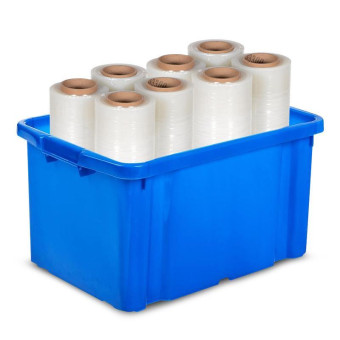 Ящик (лоток) универсальный пластиковый 593x393x322 мм синий