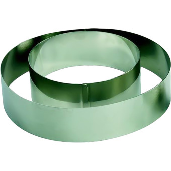 Форма для выпечки Maco круглая нержавеющая сталь 10x10x6 см  (369466/CRR15)