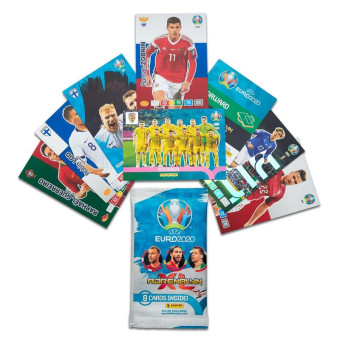 Карточки Panini EURO2020 Adrenalyn XL (8 карточек в 1 упаковке)