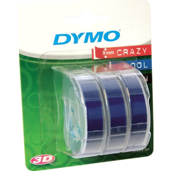 Картридж для принтера этикеток DYMO S0847740 3D (9 мм x 3 м, цвет ленты синий, шрифт белый)
