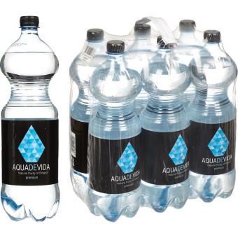 Вода питьевая природная Aquadevida негазированная 1.5 л (6 штук в упаковке)