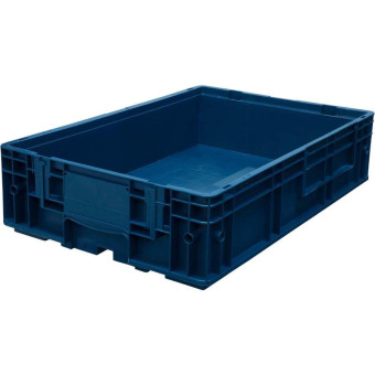 Ящик (лоток) KLT универсальный полипропиленовый 594х396х147.5 мм темно- синий
