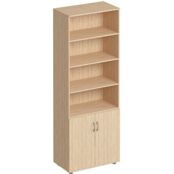 Шкаф для документов Формула ФР 371 ВЗ полузакрытый (вяз светлый, 800х450х2190 мм)