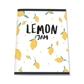 Тетрадь общая №1 School Lemon Jam А5 48 листов в клетку на скрепке