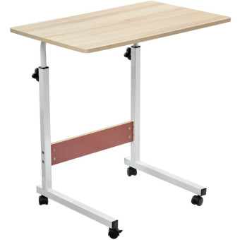 Стол многофункциональный Ролл (светлое дерево/белый, металл)