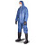 Комбинезон одноразовый с капюшоном Zonegard синий 40 г/кв.м (размер М,  EPB428)