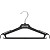 Вешалка-плечики для легкой одежды Attache СД01 черная (размер 42-44)