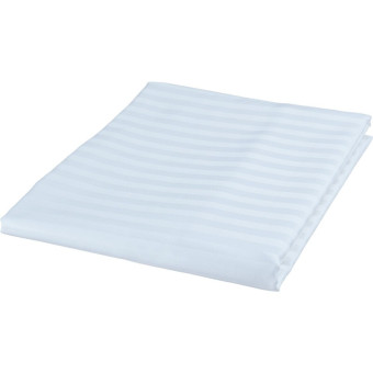 Простыня 150х220 см страйп-сатин белая