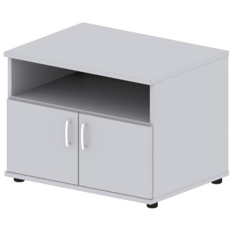 Тумба под оргтехнику Easy One (серый, 800х600х605 мм)