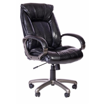 Кресло для руководителя 669 TPU черное (экокожа/пластик)