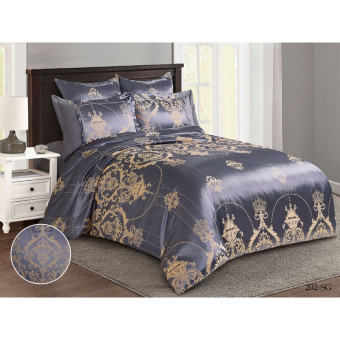 Постельное белье Cleo Satin Jacquard 31/202-SG (евро, жаккард)