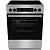 Плита электрическая Gorenje GECS6C70XC стандартной ширины серая  (стеклокерамика, 4 конфорки, 71 литр)