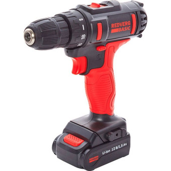Шуруповерт аккумуляторный REDVERG Basic SD12LE/2-2S