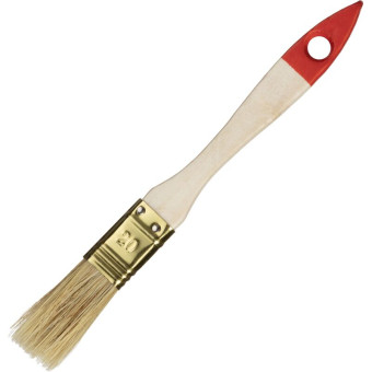 Кисть малярная плоская Зубр Универсал-Оптима из натуральной щетины 20 мм (01099-020-Z01)