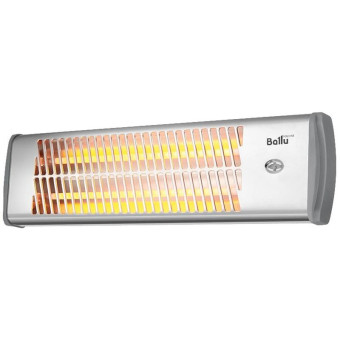 Обогреватель инфракрасный Ballu BIH-LW-1.2 серебристый (1200 Вт, кварцевый)