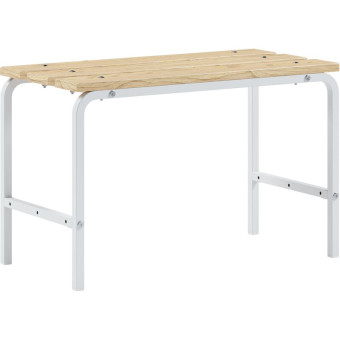 Скамья для раздевалок Металл-Завод сосна (дерево, металл, 700х350х450  мм)