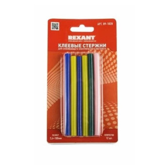 Стержень клеевой универсальный Rexant 7,4x100 мм 12 штук (09-1020)