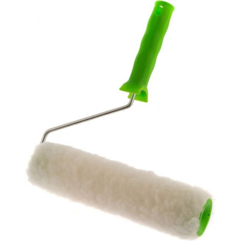 Валик малярный с ручкой Сибртех 250 мм натуральный мех ворс 12 мм (80124)