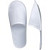 Тапочки одноразовые махровые полиэстер закрытый мыс подошва 3 мм белые  (100 пар в упаковке)