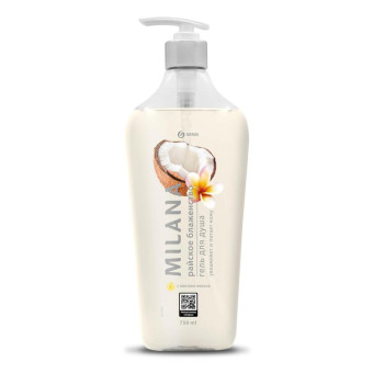 Гель для душа Grass Milana Райское блаженство масло кокоса 750 мл