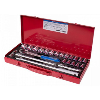 Набор головок двенадцатигранных King Tony 1/2" 23 предмета (4031SR)