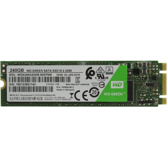 SSD накопитель Western Digital Green 240 ГБ (WDS240G3G0B)