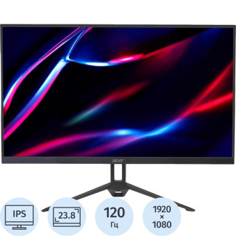 Монитор 23.8" Acer Nitro KG243YG0bi чёрный (UM.QX3CD.001)