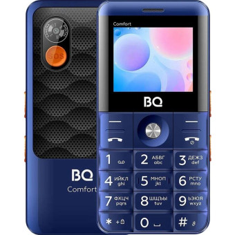 Мобильный телефон BQ 2006 Comfort черный/синий
