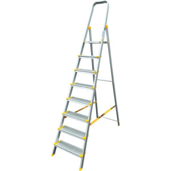 Стремянка алюминиевая 8 ступеней Алюмет (АS708)