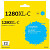 Картридж струйный T2 LC1280XL-C IC-B1280XL-C для Brother голубой совместимый