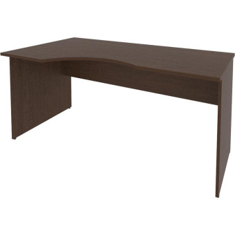 Стол эргономичный Riva левый (венге цаво, 1600х900х750 мм)