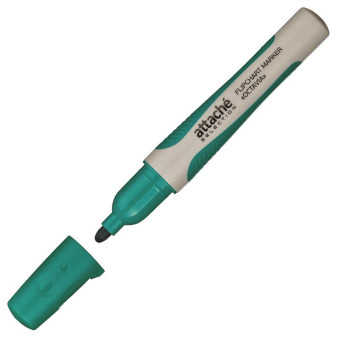 Маркер для бумаги для флипчартов Attache Selection Octavia зеленый (толщина линии 2-3 мм)
