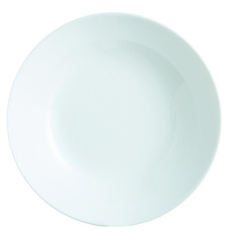 Тарелка суповая стекло Arcopal Зели диаметр 200 мм белая (артикул производителя L4003)