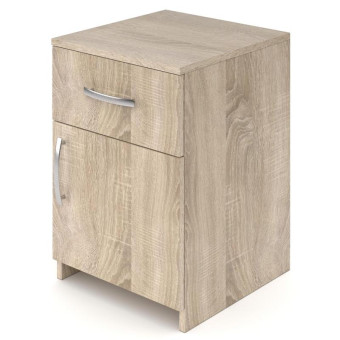 Тумба с ящиком и полкой МДО (дуб сонома, 400х420х580 мм)