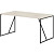 Стол руководителя письменный Loftis LST 1580 (сосна эдмонт/черный, 1560х800х750 мм)