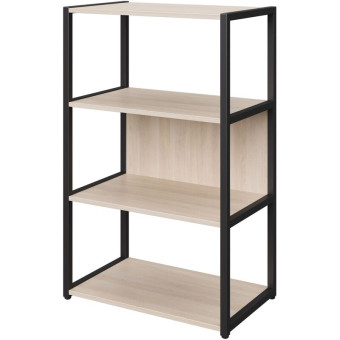 Стеллаж для документов Easy to lead K-Loft 241H020 дуб  скандинавский/чёрный 670х400х1068 мм